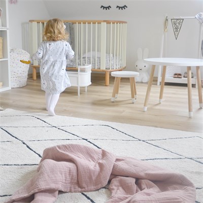 Lorena Canals Bereber Halı // Bej (140x2000cm)