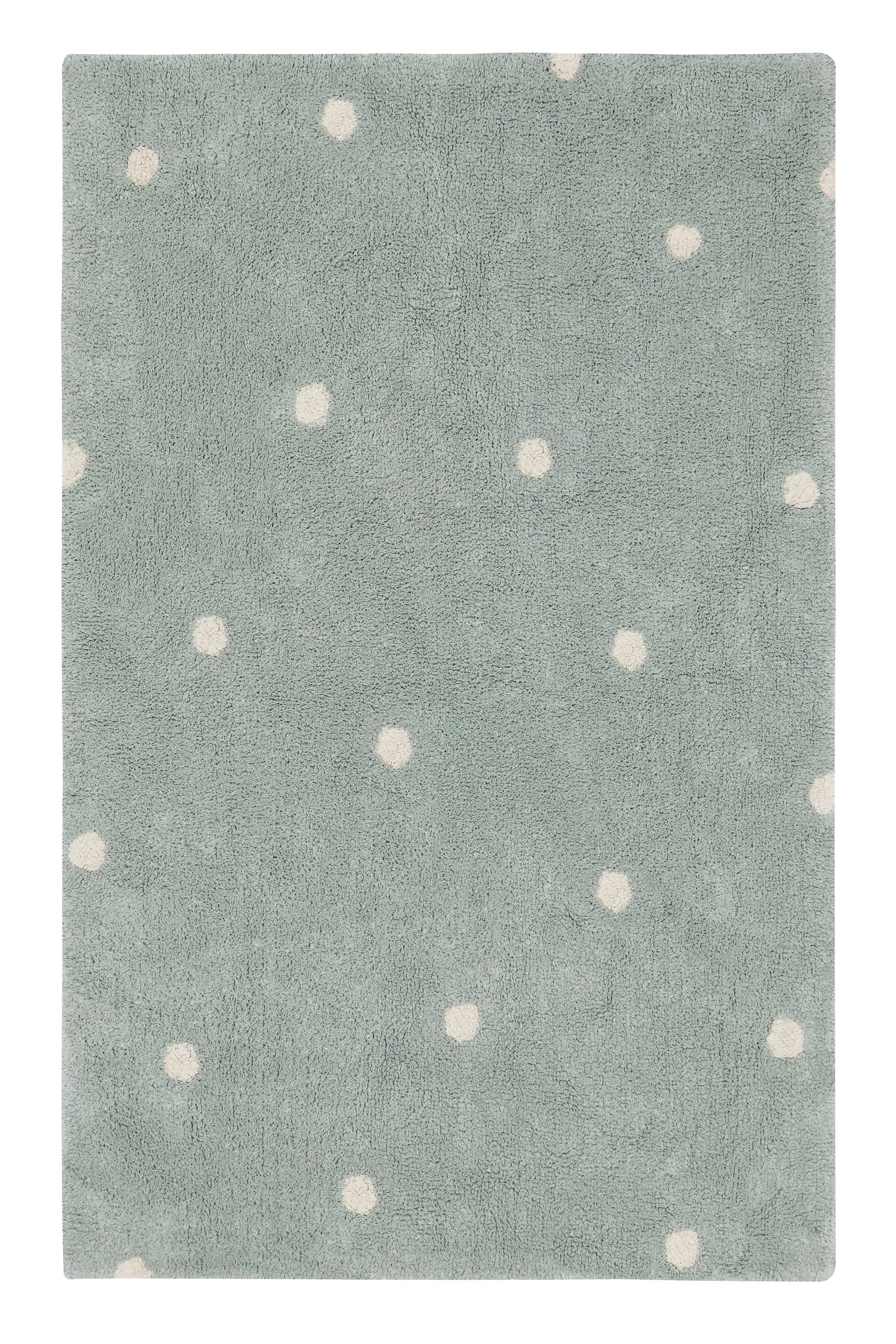 Lorena Canals Halı // Mini Dot Blue Sage