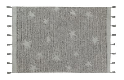 Lorena Canals Hippy Stars Halı // Gri (120x175cm)