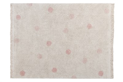 Lorena Canals Hippy Dots Kilim // Vintage Nude (120x160cm)