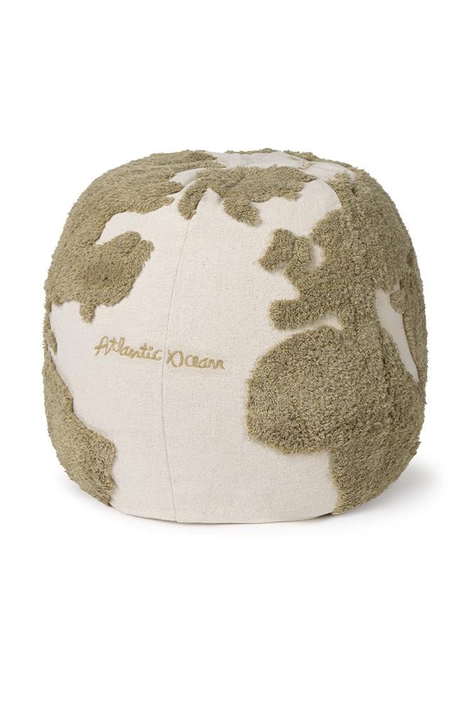 Lorena Canals Puf // World Map Rugcycled