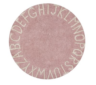 Lorena Canals Round ABC Halı // Vintage Nude  (150cm)