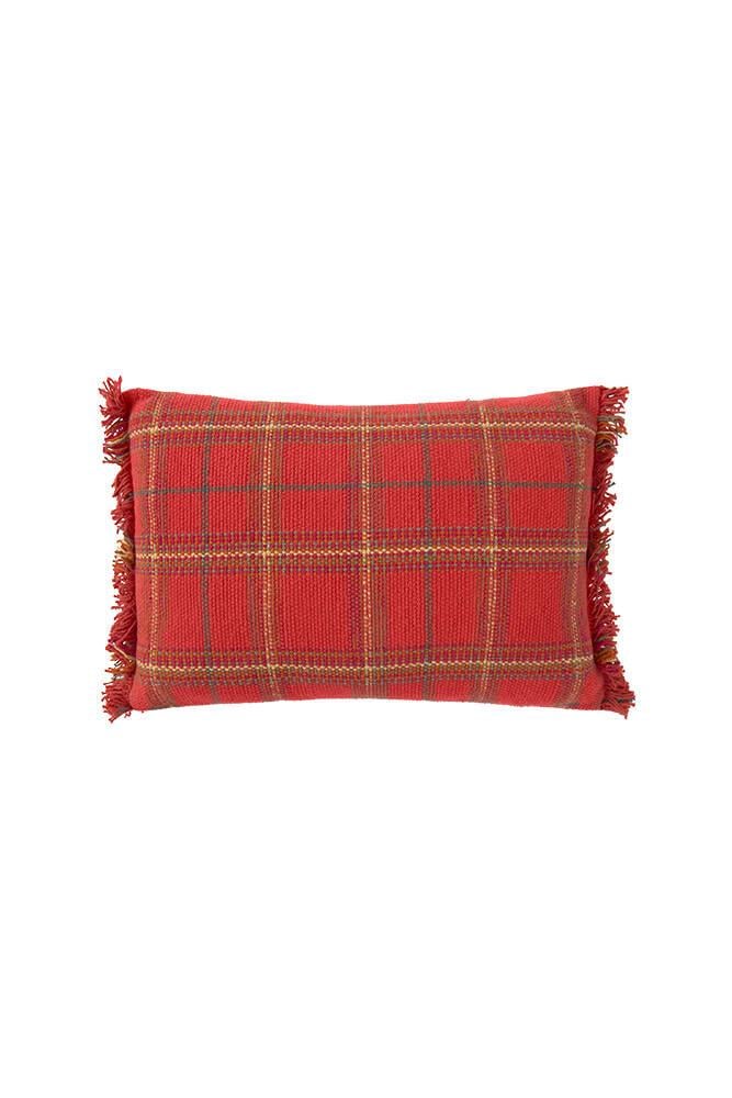 Lorena Canals Yastık // Tartan - Mapple Red