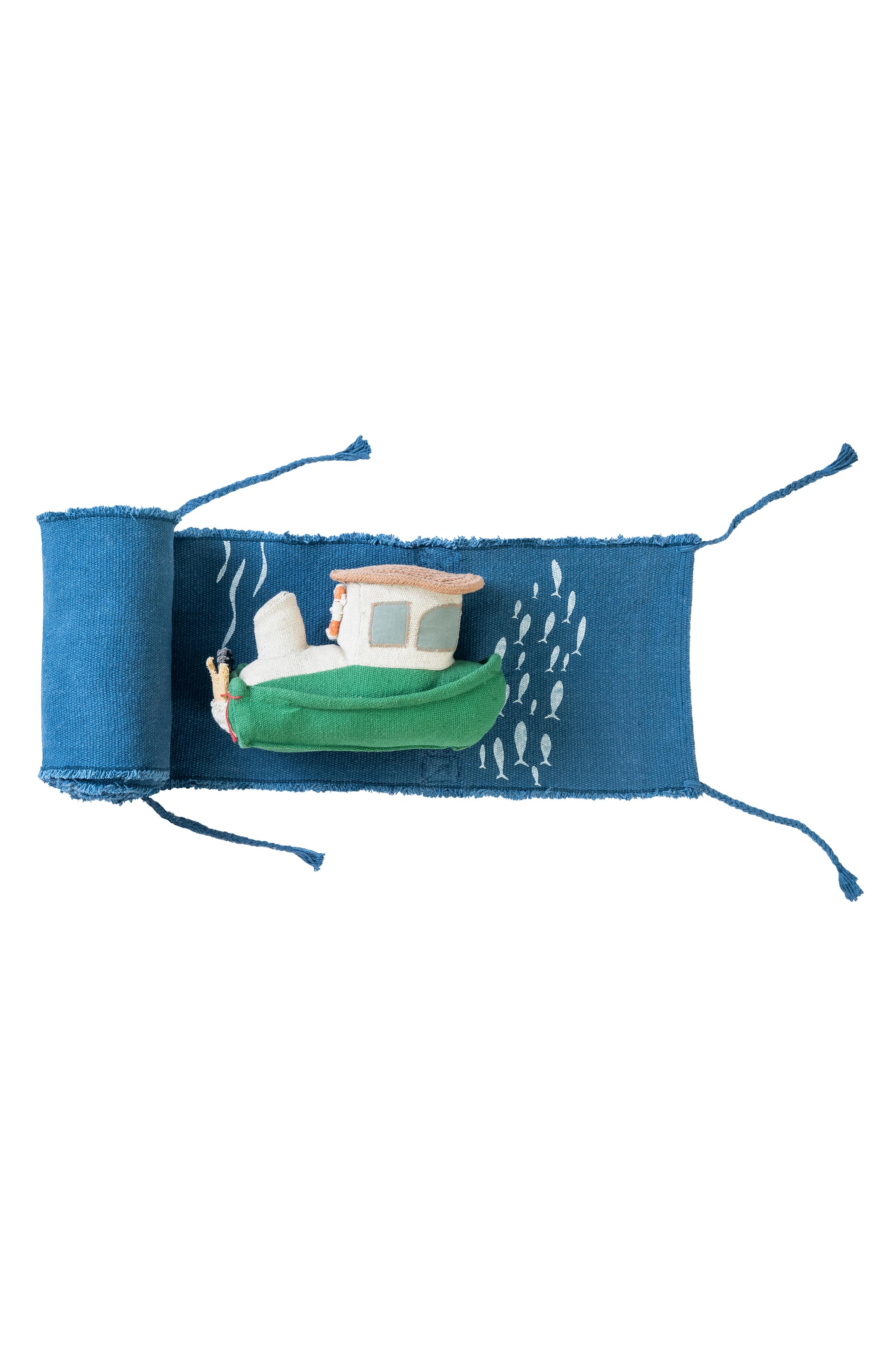 Lorena Canals Soft Toy // Ride & Roll Fisherman Boat