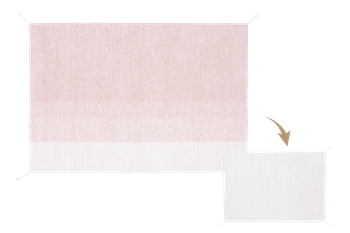 Lorena Canals Çift Taraflı Halı // Gelato Pink (S-120x160cm)