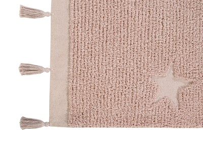 Lorena Canals Hippy Stars Halı // Vintage Nude (120x175cm)