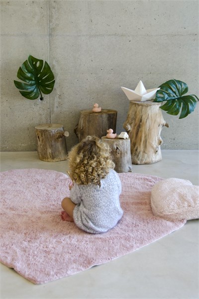 Lorena Canals Puffy Halı // Kalpli (160x180cm)