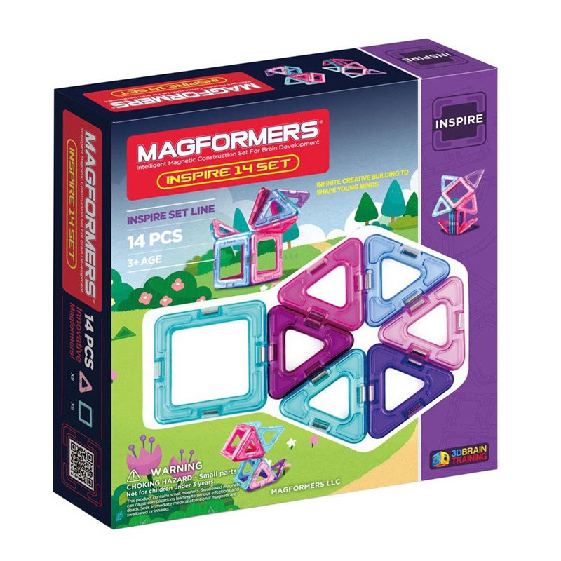 Magformers Mıknatıslı Yaratıcı Inspire Set (14 Parça)