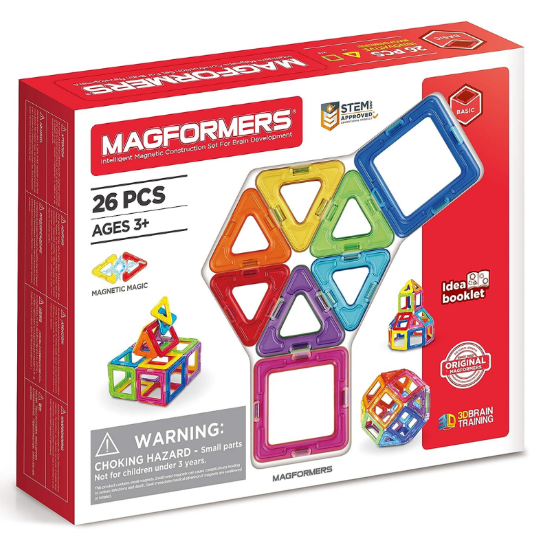 Magformers Mıknatıslı Basic Set (26 Parça)
