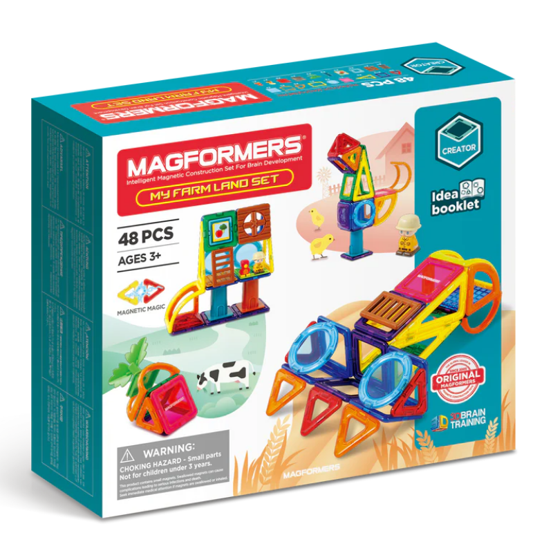 Magformers Mıknatıslı My Farm Land Set (48 Parça)