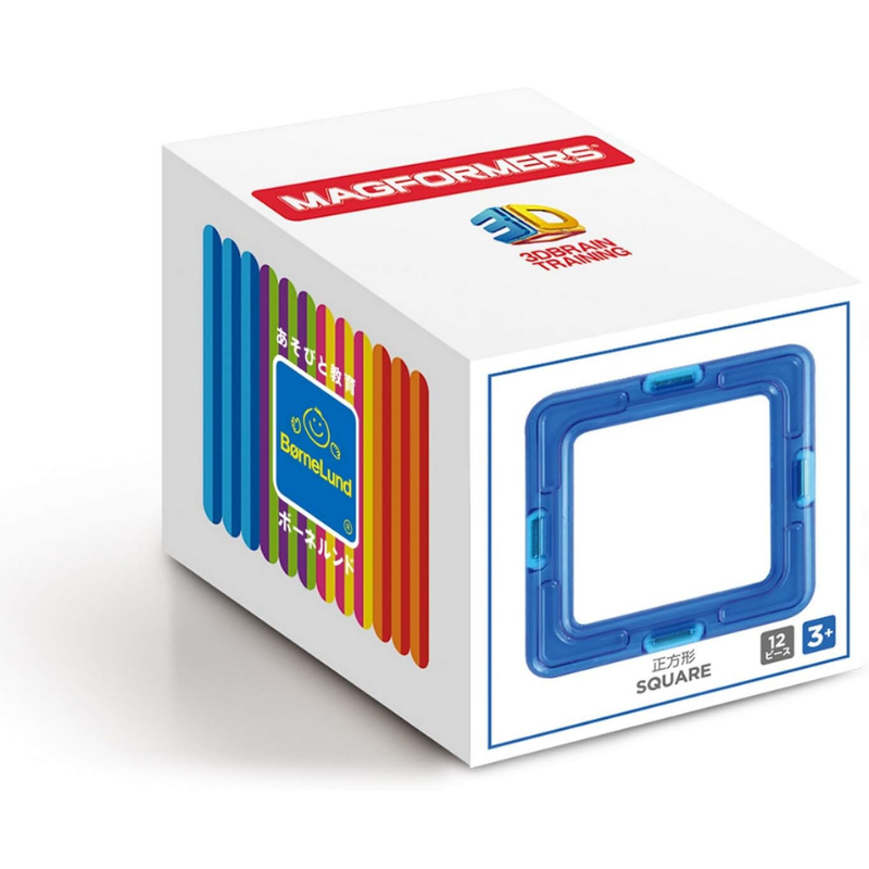 Magformers Mıknatıslı Square Set (12 Parça)