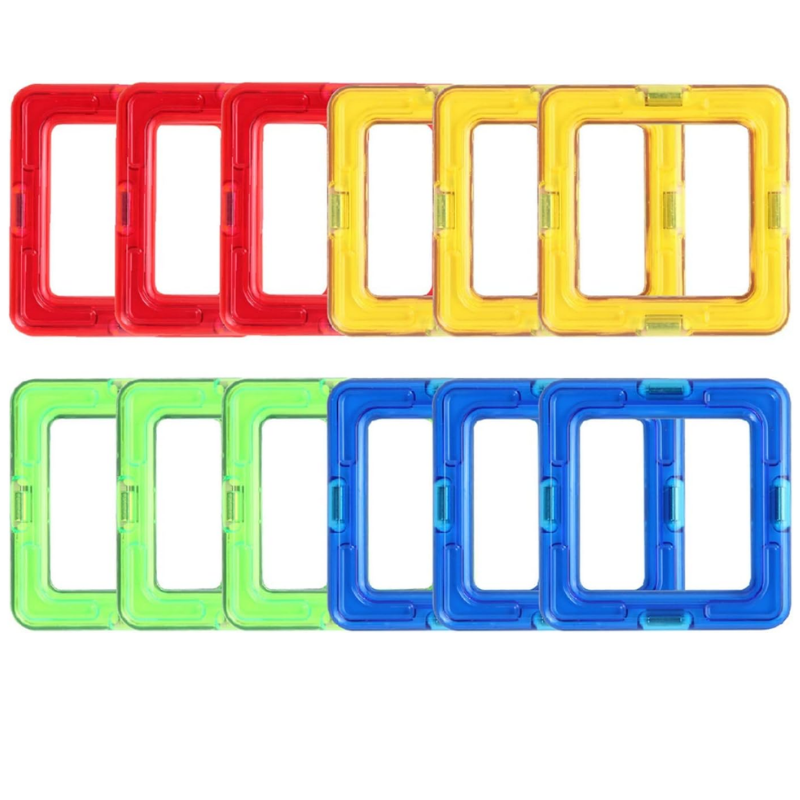 Magformers Mıknatıslı Square Set (12 Parça)