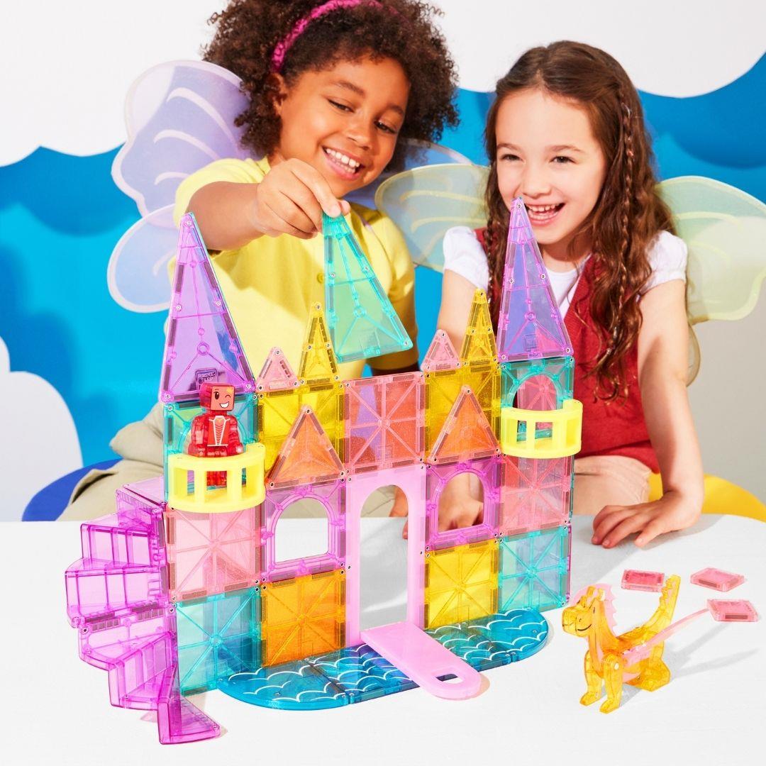 Magna-Tiles Castle DLX + microMAGS (48 Parça) // Prenses Şatosu
