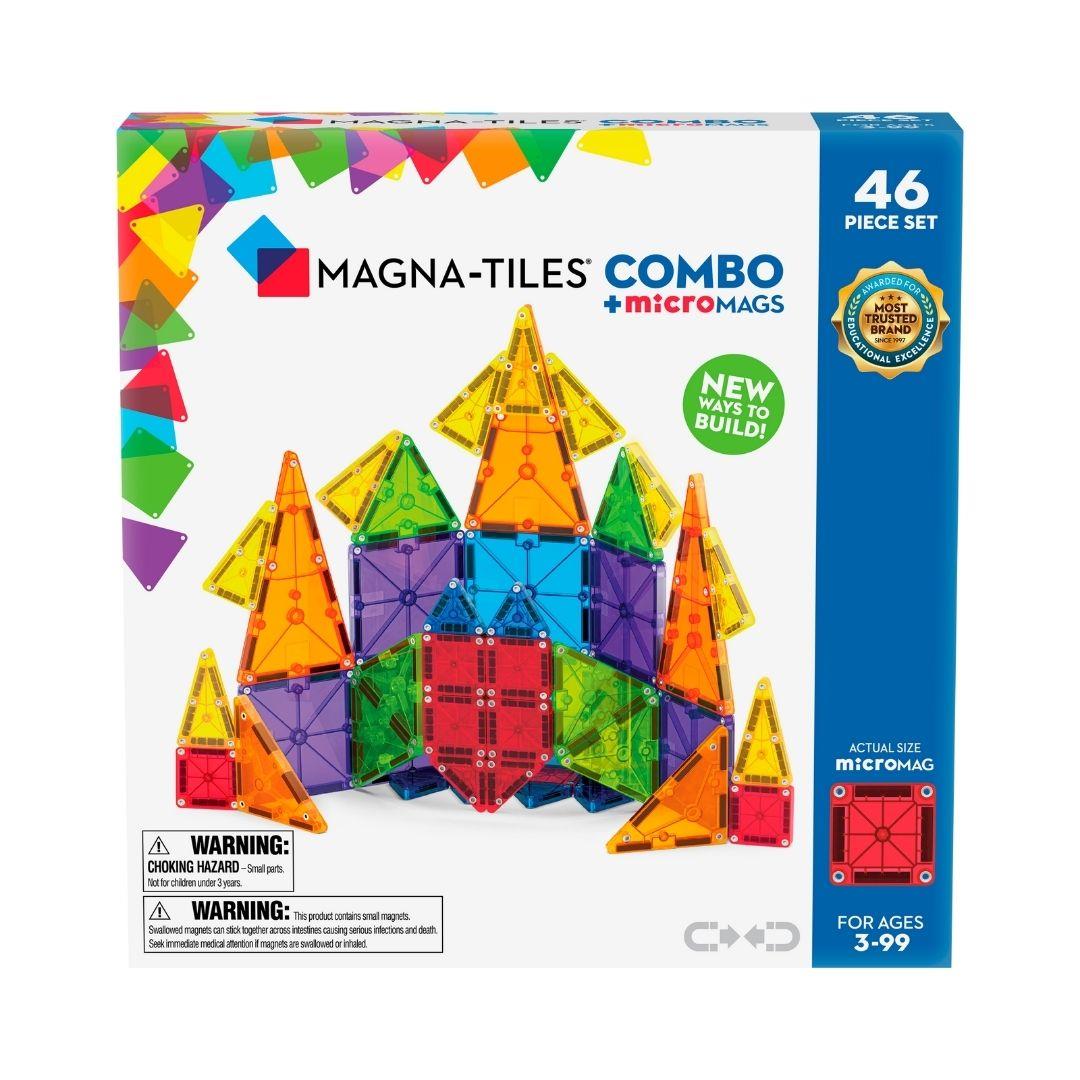 Magna-Tiles Combo + microMAGS (46 Parça)