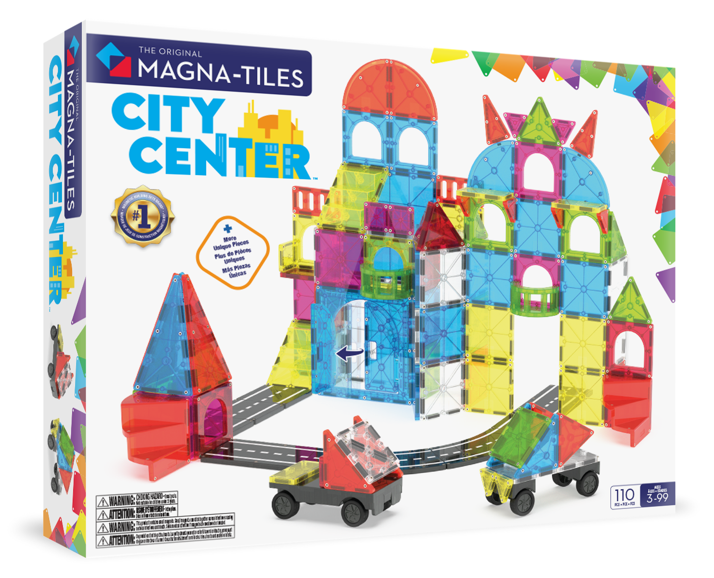 Magna-Tiles City Center (110 Parça)