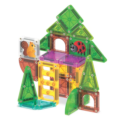 Magna-Tiles Ağa&ccedil; Ev Travel Set (24 Par&ccedil;a)
