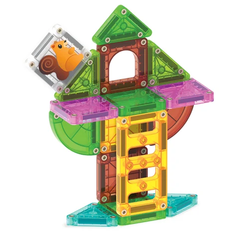 Magna-Tiles Ağa&ccedil; Ev Travel Set (24 Par&ccedil;a)