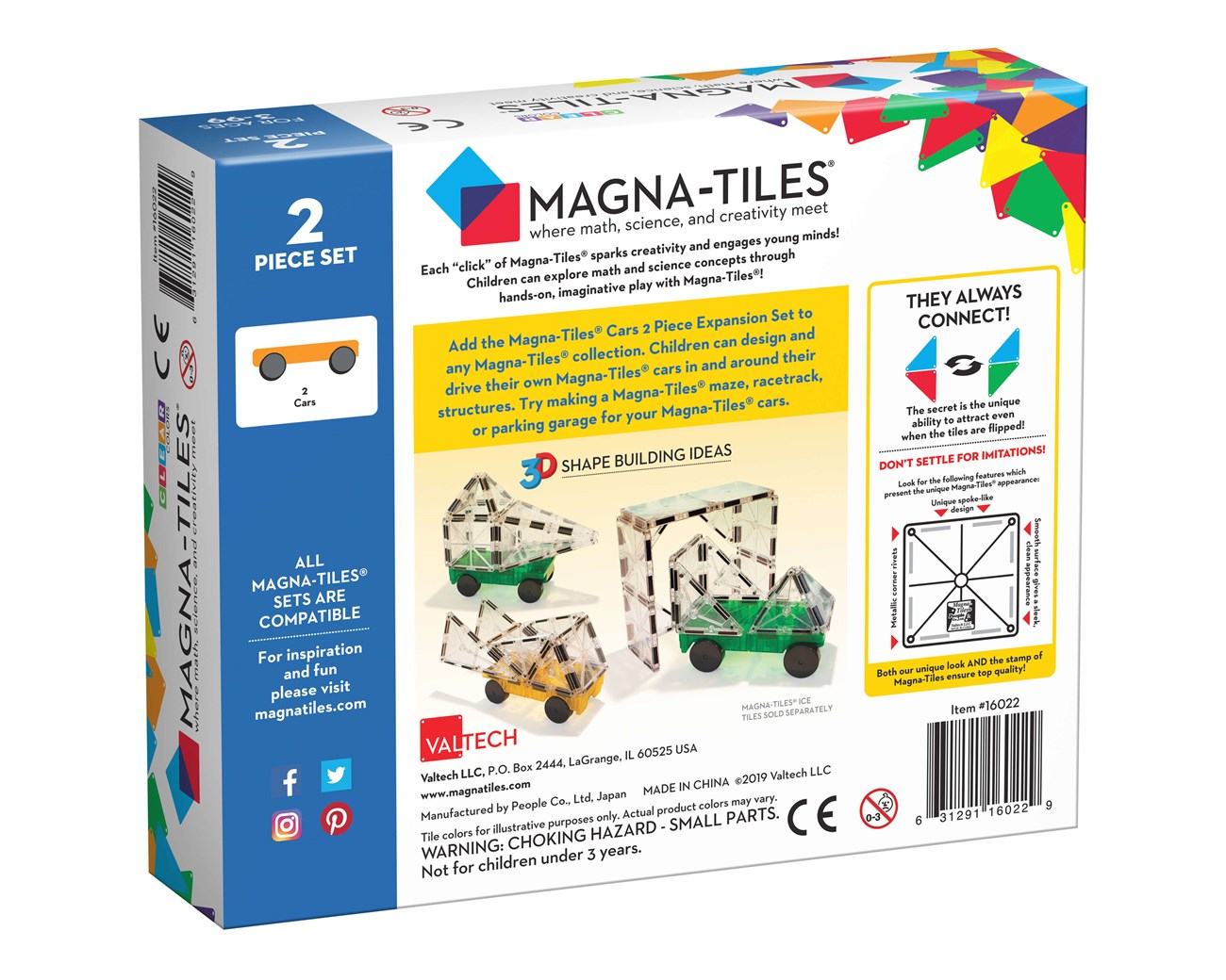 Magna-Tiles Arabalar (2'li Set)