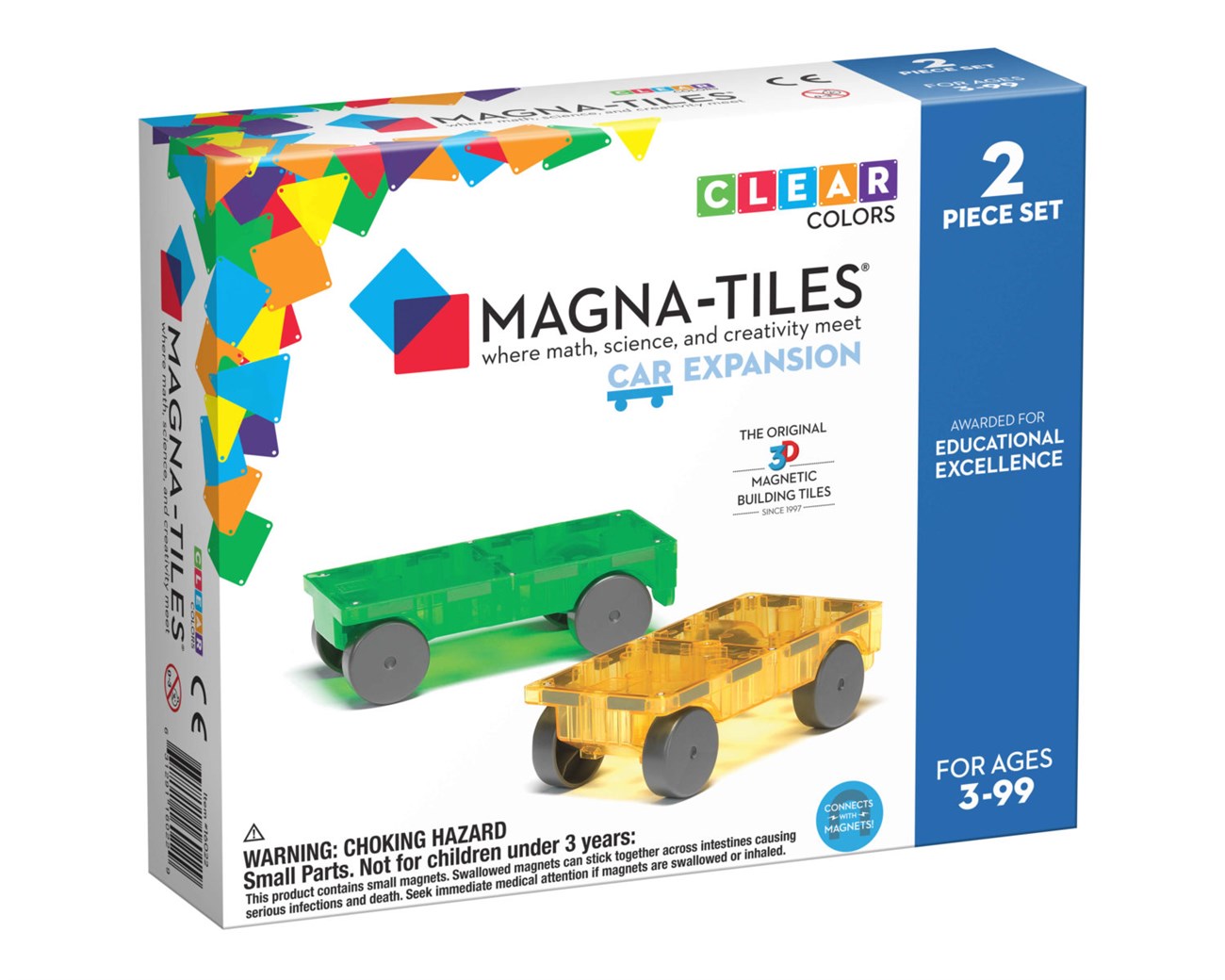 Magna-Tiles Arabalar (2'li Set)