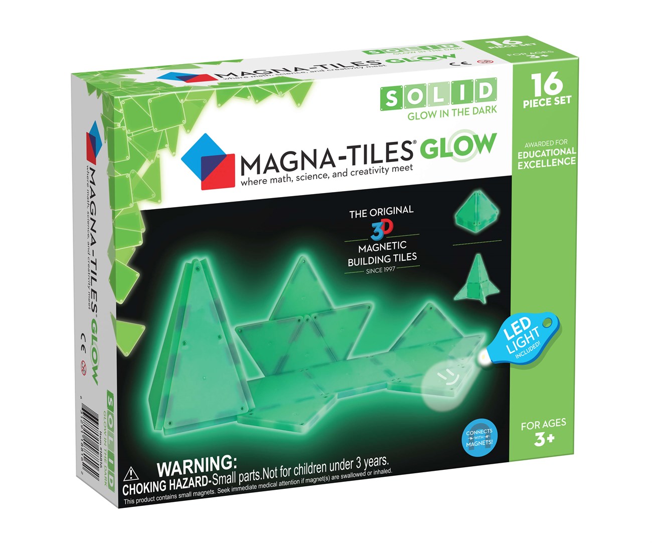 Magna-Tiles Gece Parlayan (16 Par&ccedil;a)