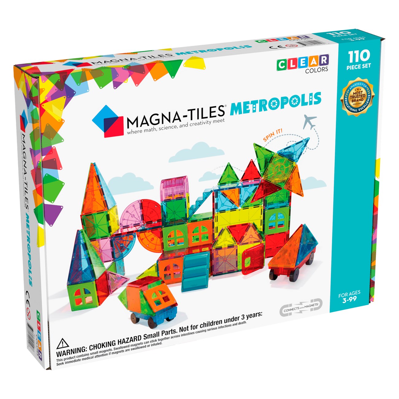 Magna-Tiles Metropolis (110 Parça)