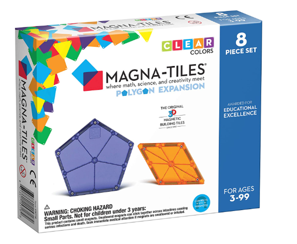 Magna-Tiles Polygon Expansion (8 Parça)