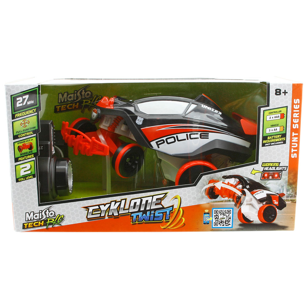 Maisto Tech Maisto Cyklone Twist R/C Uzaktan Kumandalı Siyah                 