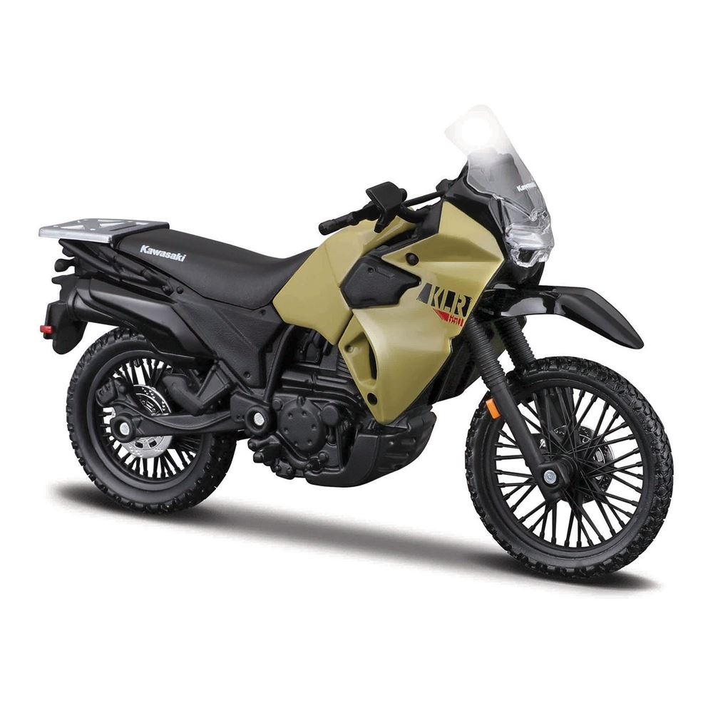 Maisto Model Motosiklet Kawasaki KLR 650 // Siyah