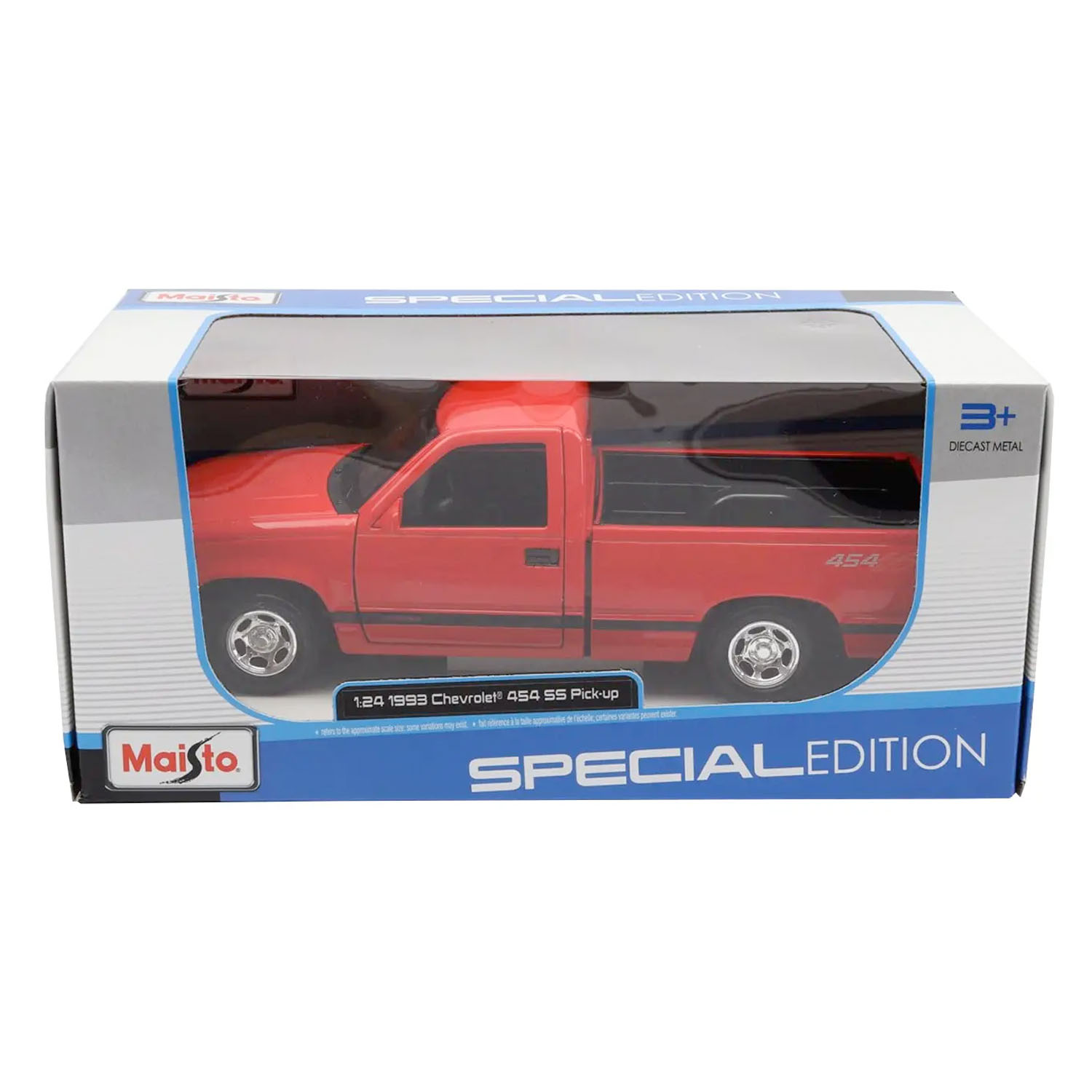 Maisto Model Araba Chevrolet 454 SS Pick-Up (1993) // Kırmızı