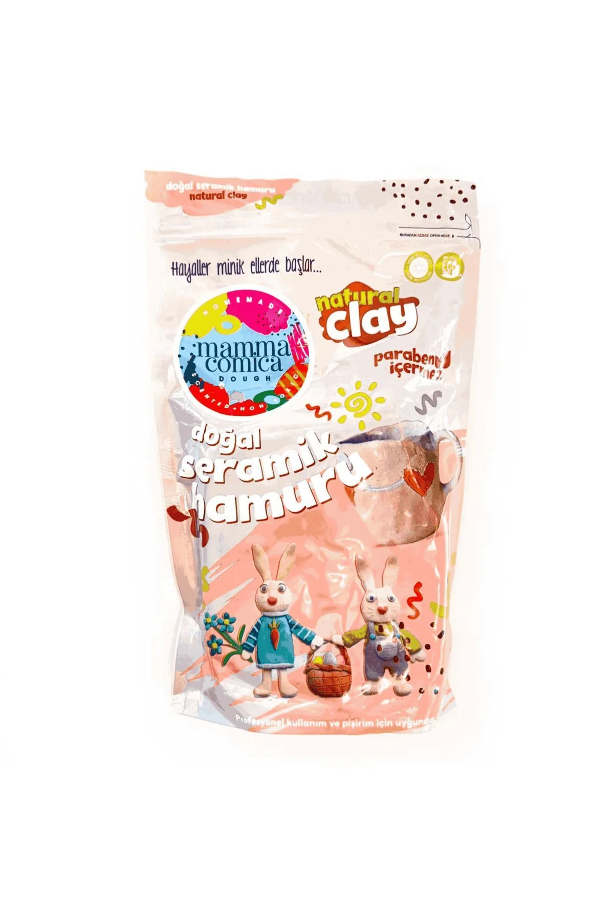 Mammacomicadough Doğal Seramik Hamur