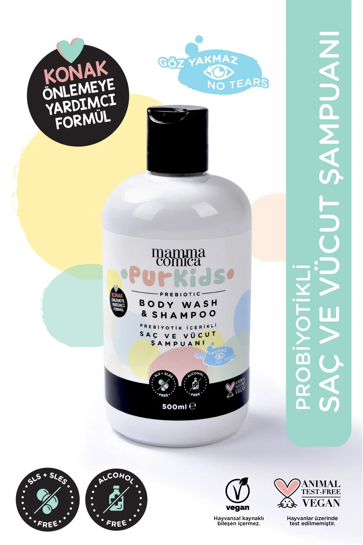 Mammacomicadough Yıkanabilir Parmak Boyası (100 ml) // 6 Renk