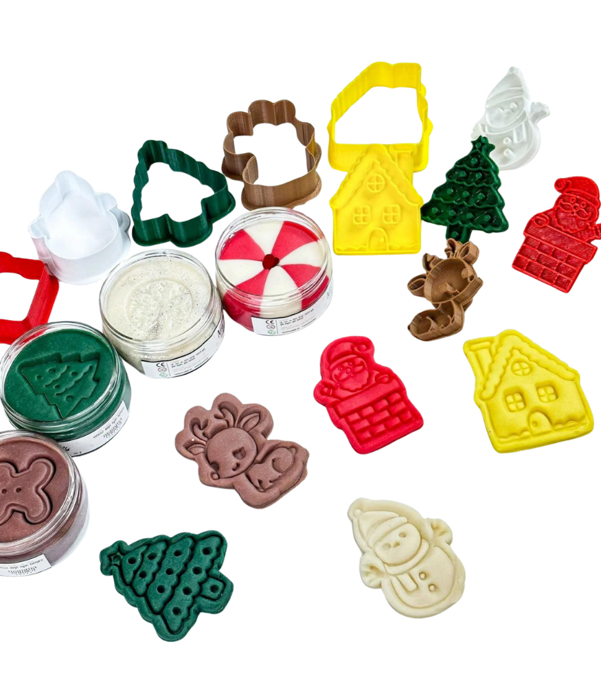 Mammacomicadough Oyun Hamur ve Kalıp Seti - New Year
