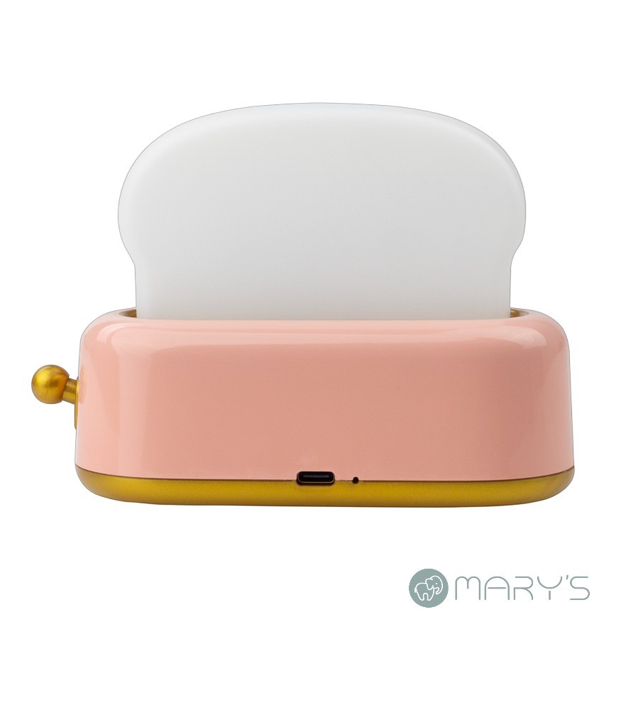 Mary's Led Gece Lambası // Toaster (Pembe)