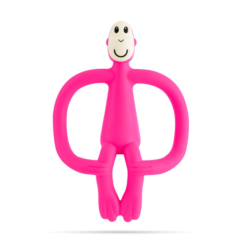 Matchstick Monkey Diş Oyuncağı Maymun // Pembe
