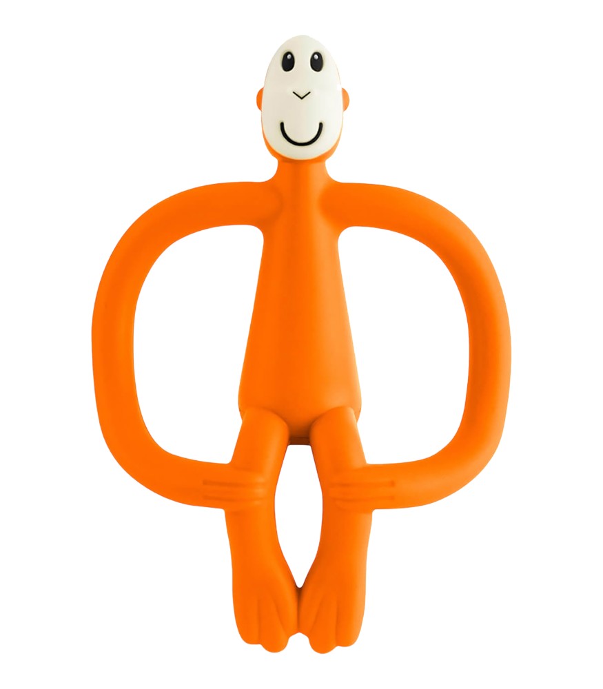 Matchstick Monkey Silikon Diş Kaşıyıcı // Turuncu