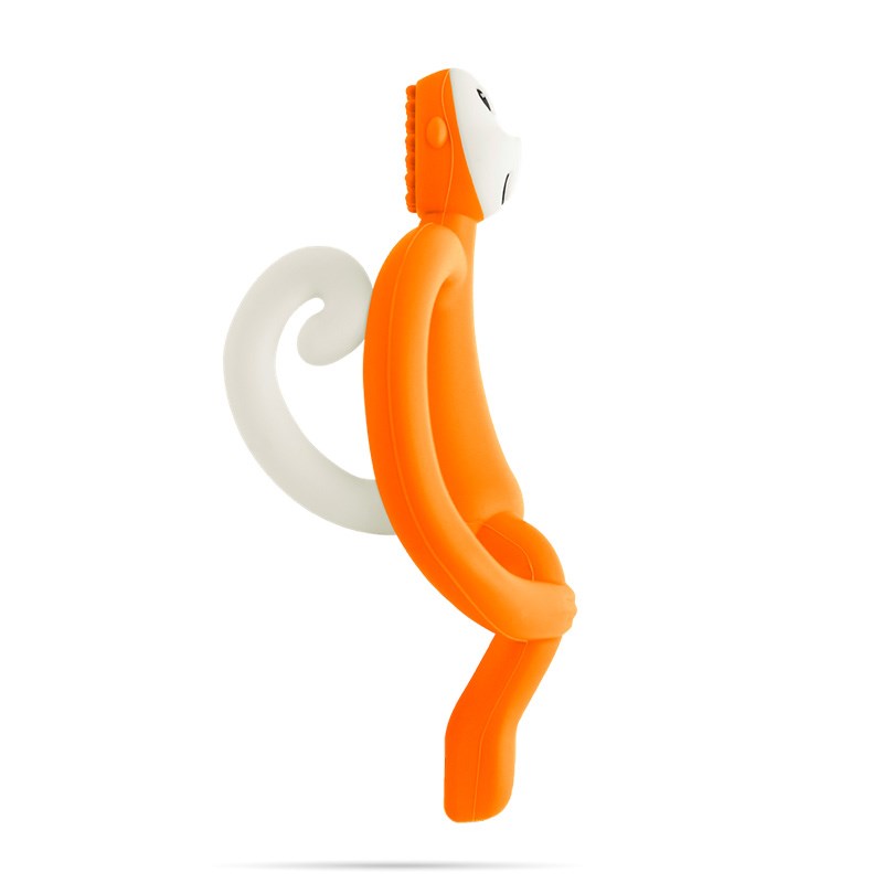 Matchstick Monkey Diş Oyuncağı Maymun // Turuncu