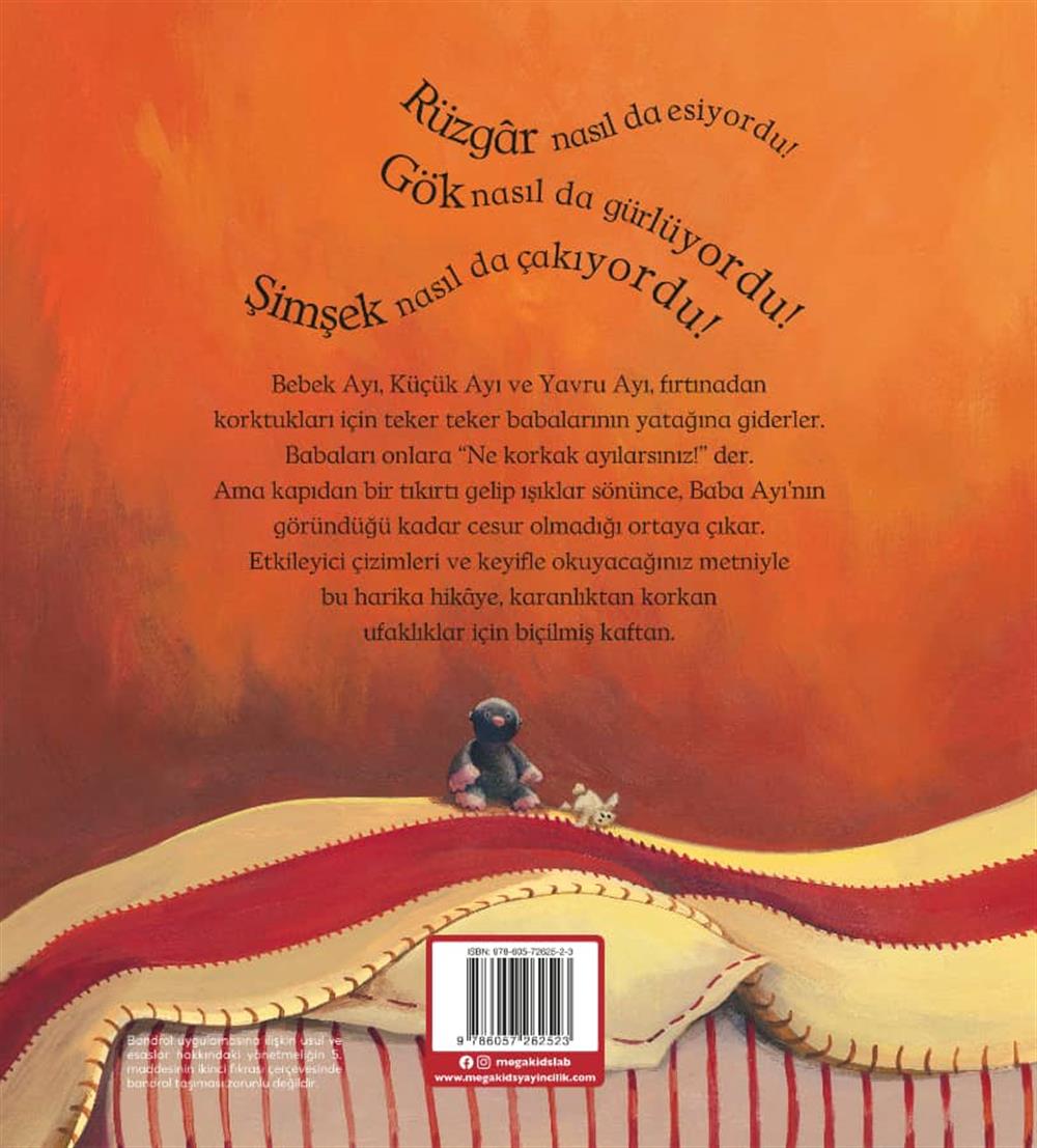 Megakids Yayıncılık Uykucu Ayılar ve B&uuml;y&uuml;k Fırtına