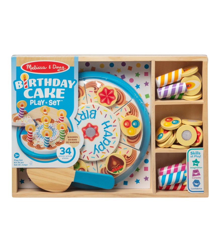 Melissa & Doug Ahşap Doğum G&uuml;n&uuml; Partisi