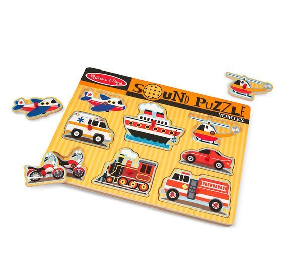 Melissa & Doug Ahşap Sesli Yapboz // Araç