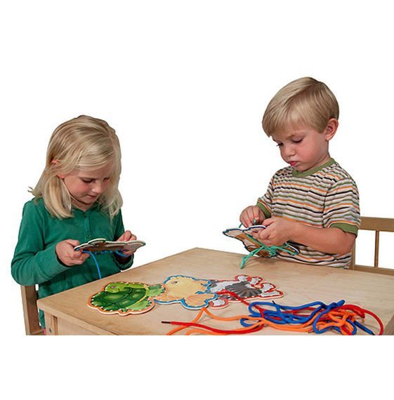 Melissa & Doug Ahşap İp Geçirme // Evcil Hayvanlar