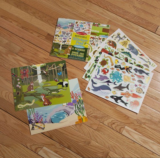 Melissa & Doug Tak Çıkar Çıkartma Kitabı // Hayvanlar