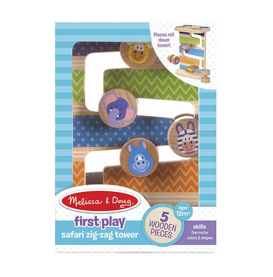 Melissa & Doug Ahşap Safari Zig-Zag Kule