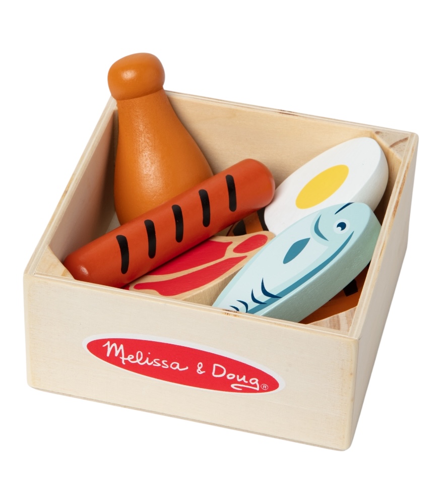 Melissa & Doug Ahşap Gıdalarımız // Proteinler