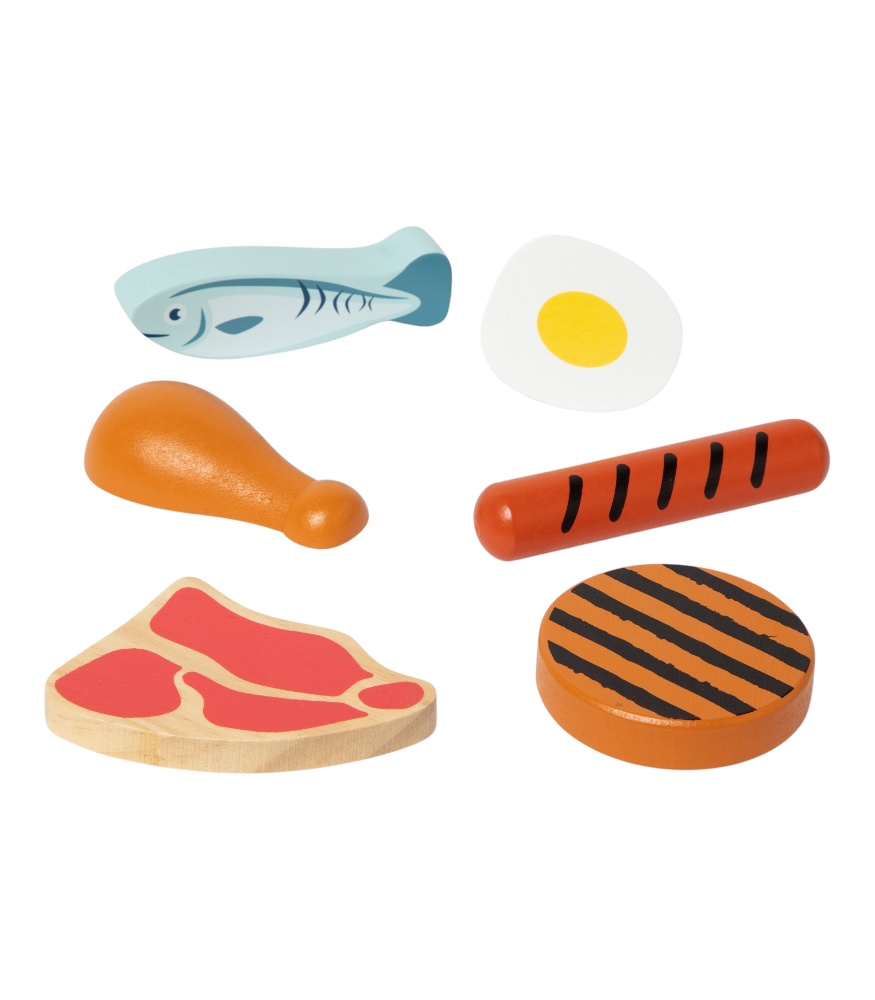Melissa & Doug Ahşap Gıdalarımız // Proteinler