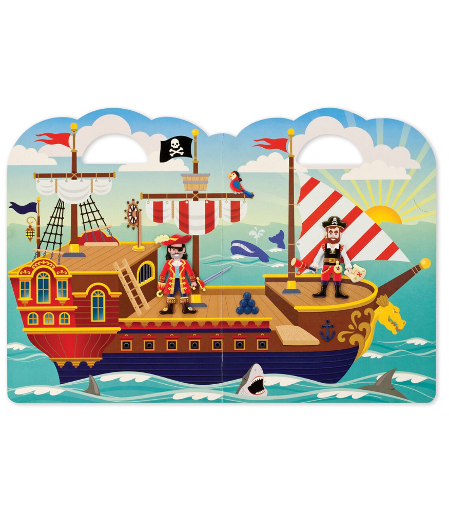 Melissa & Doug Kabartmalı Tak Çıkart Çıkartma Seti // Korsanlar