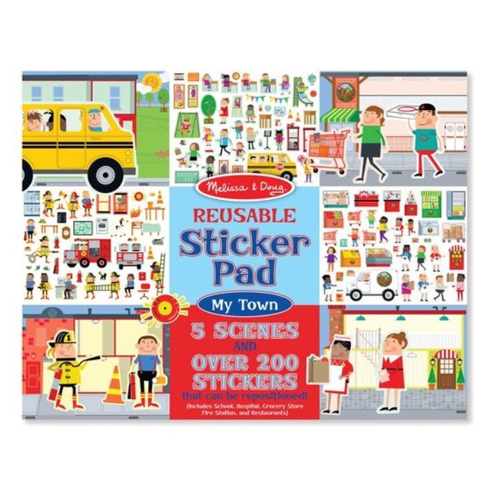 Melissa & Doug Tak Çıkar Çıkartma Kitabı // Benim Şehrim