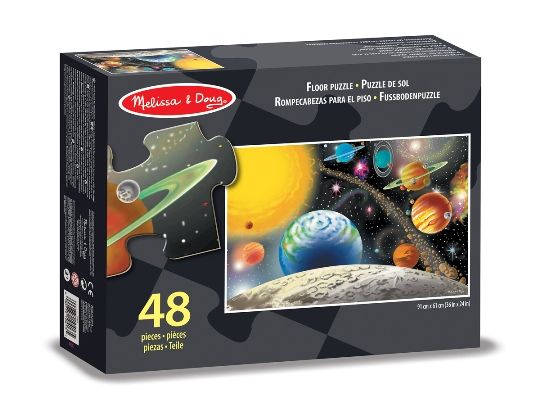 Melissa & Doug Dev Yer Yapbozu // Güneş Sistemi (48 Parça)