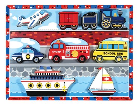 Melissa & Doug Ahşap Tombul Yapboz // Araçlar