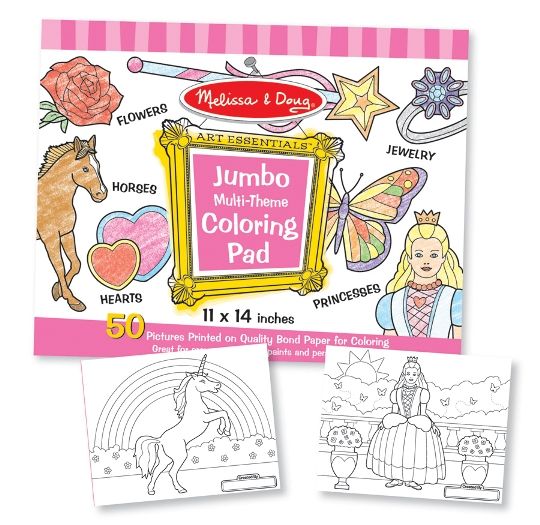 Melissa & Doug Dev Boyama Kitabı // Pembe