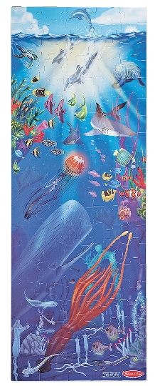 Melissa & Doug Dev Yer Yapbozu // Deniz Altında (100 Parça)